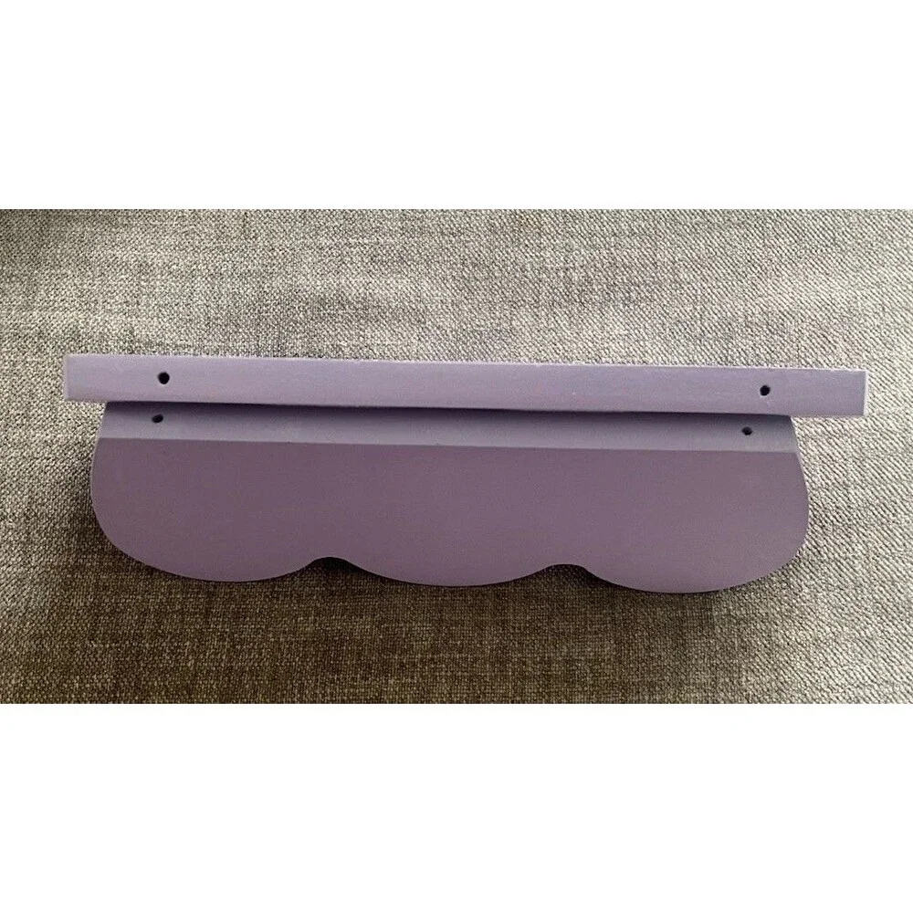 Room 2 Room Cloud Shape Wall Shelf Lavendar 10x5x13 Hanging Hardware Assembly